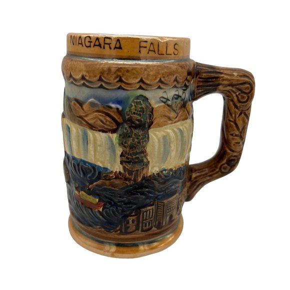 Vintage Niagara Falls Canada Ceramic Mug / Stein An Enterprise Exclusive Japan - Picture 1 of 8